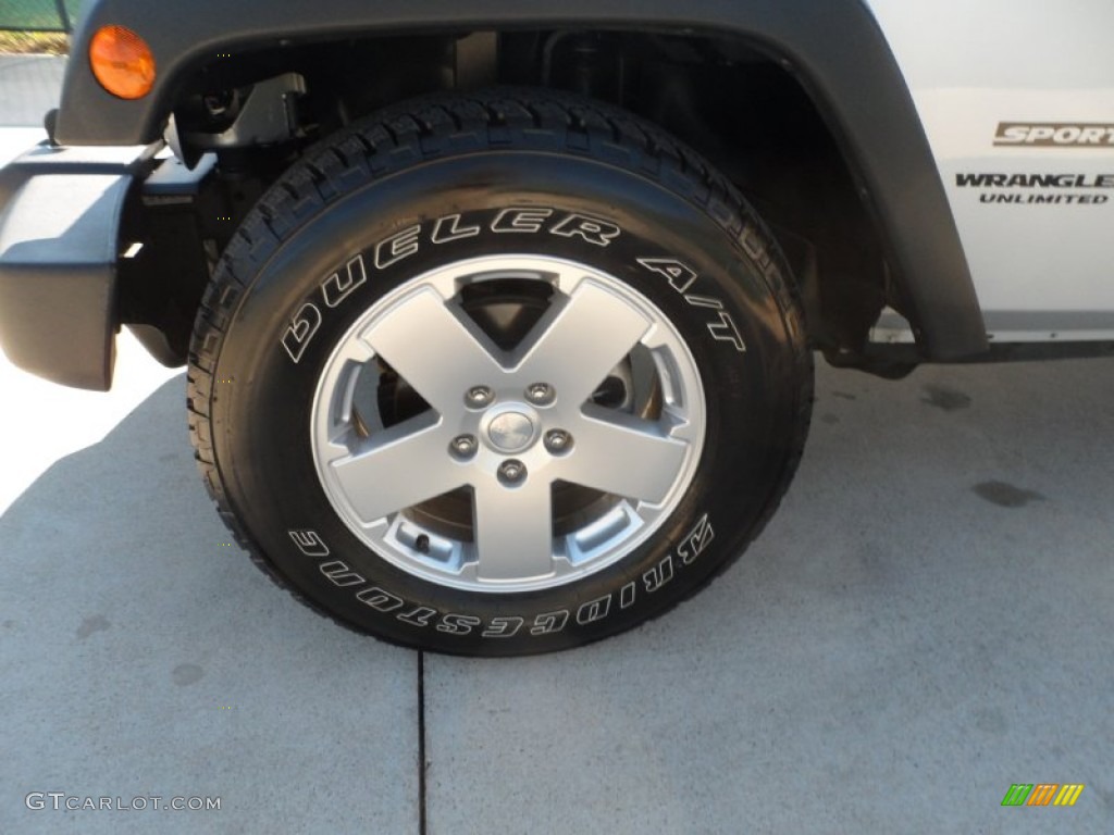 2010 Jeep Wrangler Unlimited Sport Wheel Photo #56278434