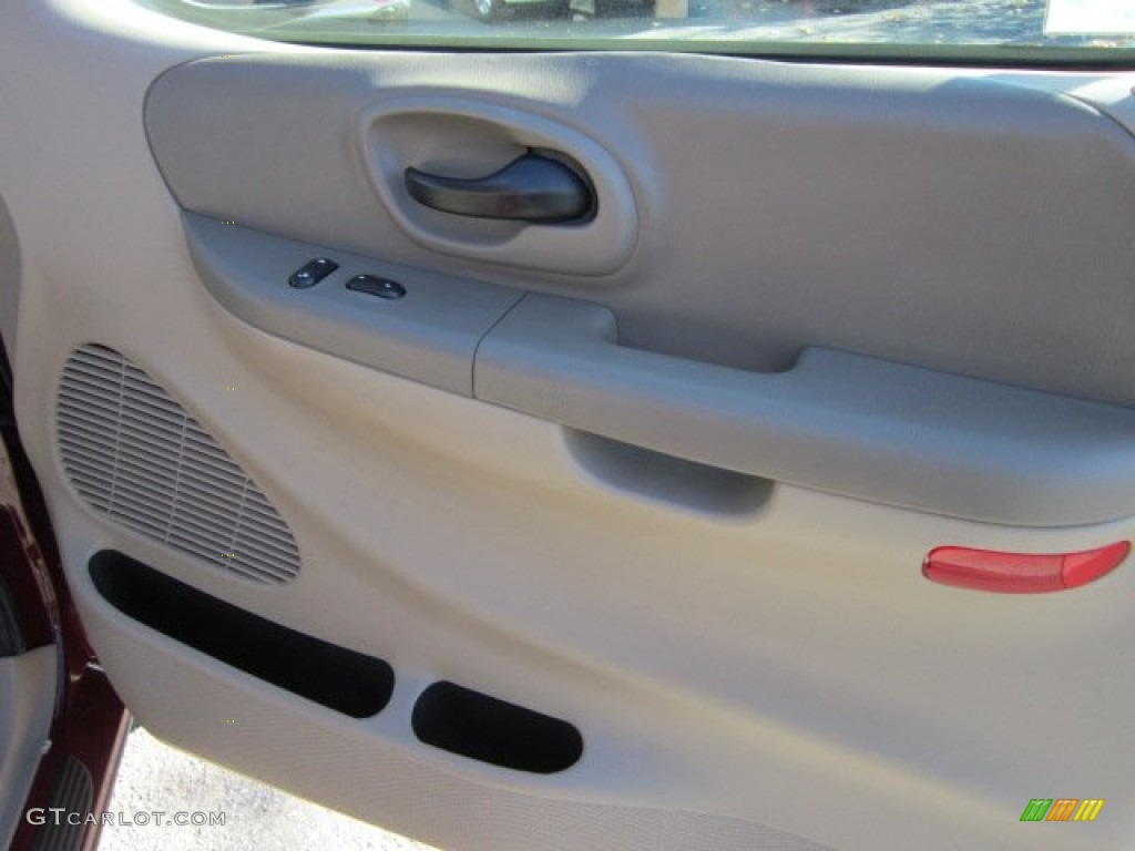 2003 F150 XLT SuperCab 4x4 - Toreador Red Metallic / Medium Parchment Beige photo #11