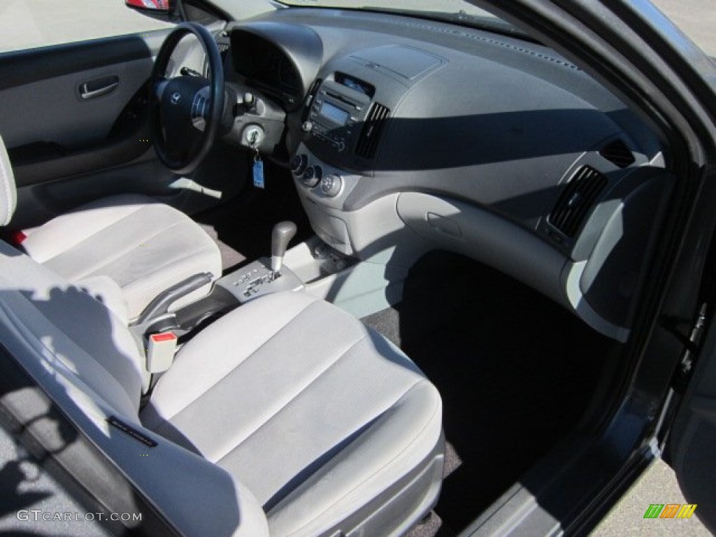 2009 Elantra GLS Sedan - Carbon Gray / Gray photo #10