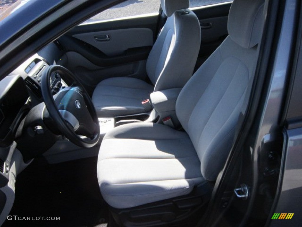 2009 Elantra GLS Sedan - Carbon Gray / Gray photo #15