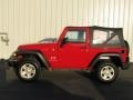 Flame Red - Wrangler X 4x4 Photo No. 2