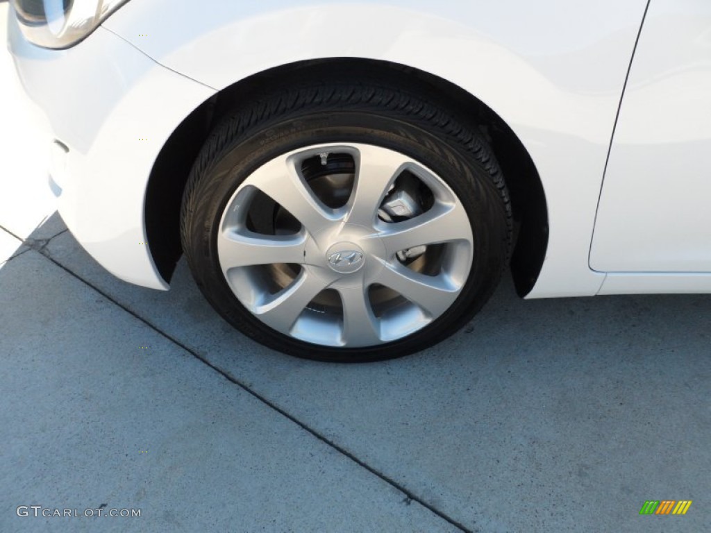 2012 Elantra Limited - Shimmering White / Beige photo #11
