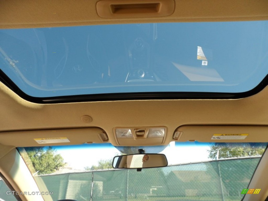 2012 Elantra Limited - Shimmering White / Beige photo #26