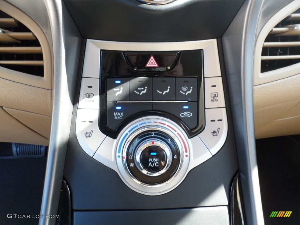 2012 Elantra Limited - Shimmering White / Beige photo #30