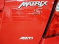 2009 Radiant Red Toyota Matrix S AWD  photo #9