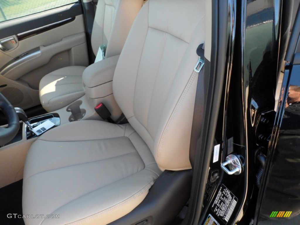 Beige Interior 2012 Hyundai Santa Fe Limited Photo #56281362