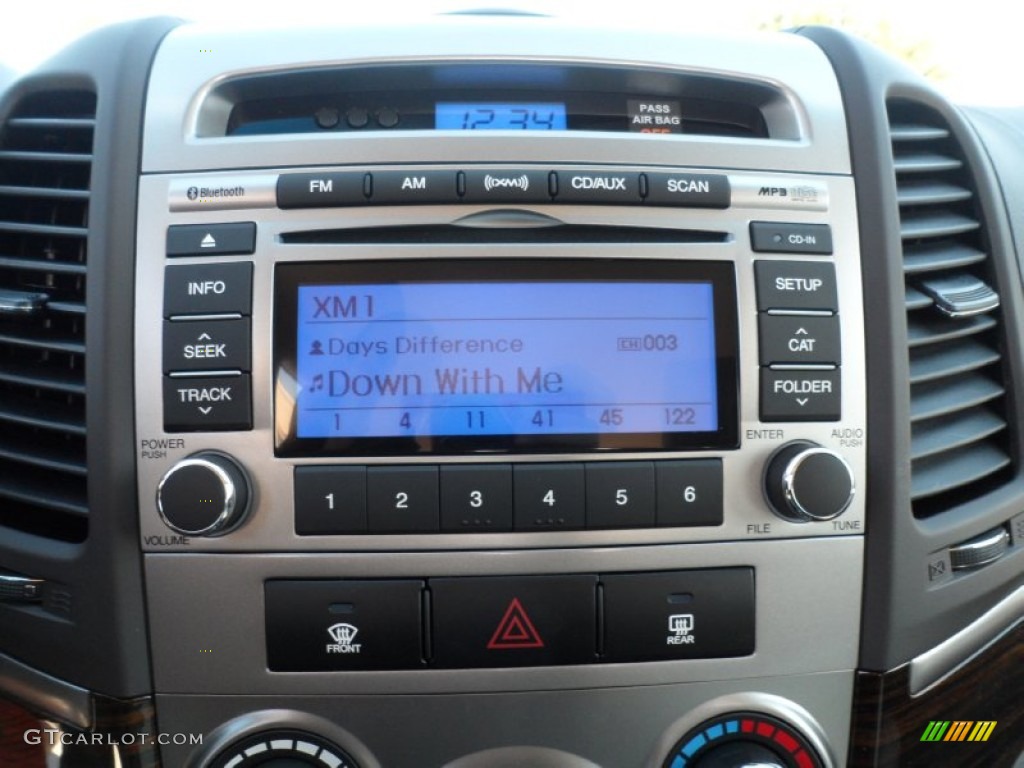 2012 Hyundai Santa Fe SE V6 Audio System Photo #56281743