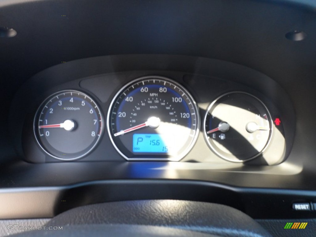 2012 Hyundai Santa Fe Limited V6 Gauges Photo #56283102