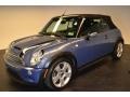 2006 Cool Blue Metallic Mini Cooper S Convertible  photo #16