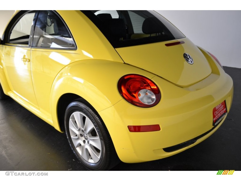 2008 New Beetle SE Coupe - Sunflower Yellow / Black photo #4