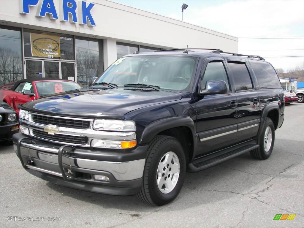 2005 Suburban 1500 LT 4x4 - Dark Blue Metallic / Gray/Dark Charcoal photo #2