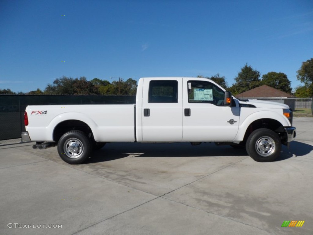 2012 F250 Super Duty XL Crew Cab 4x4 - Oxford White / Steel photo #2