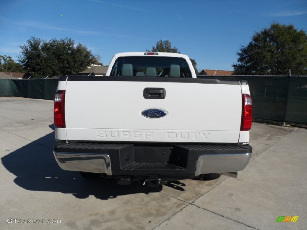 2012 F250 Super Duty XL Crew Cab 4x4 - Oxford White / Steel photo #4