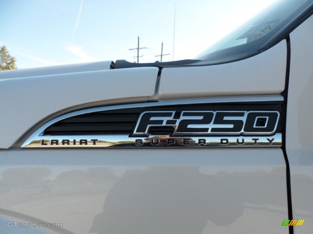 2012 Ford F250 Super Duty Lariat Crew Cab 4x4 Marks and Logos Photo #56284323