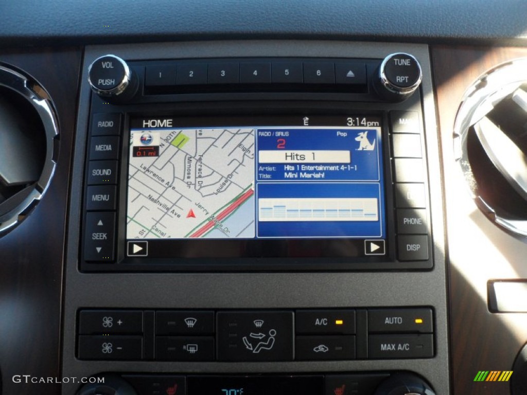 2012 Ford F250 Super Duty Lariat Crew Cab 4x4 Navigation Photo #56284482