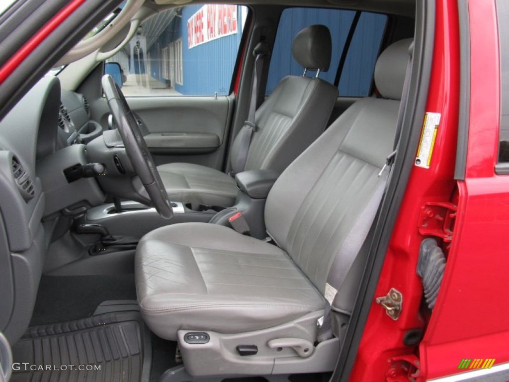 2005 Liberty Limited 4x4 - Flame Red / Medium Slate Gray photo #8