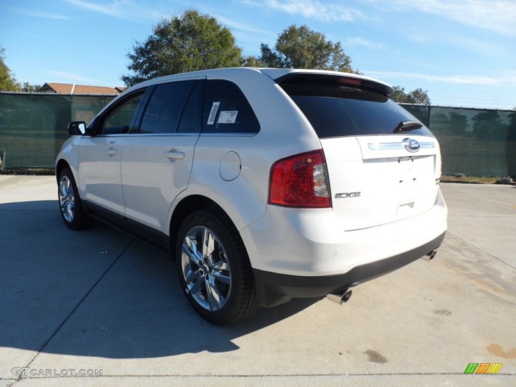 2012 Edge Limited EcoBoost - White Platinum Metallic Tri-Coat / Charcoal Black photo #5