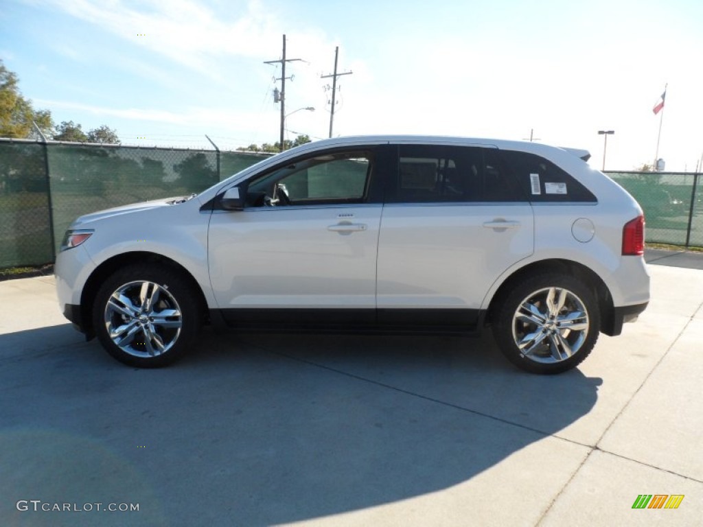 2012 Edge Limited EcoBoost - White Platinum Metallic Tri-Coat / Charcoal Black photo #6