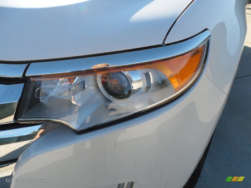 2012 Edge Limited EcoBoost - White Platinum Metallic Tri-Coat / Charcoal Black photo #9