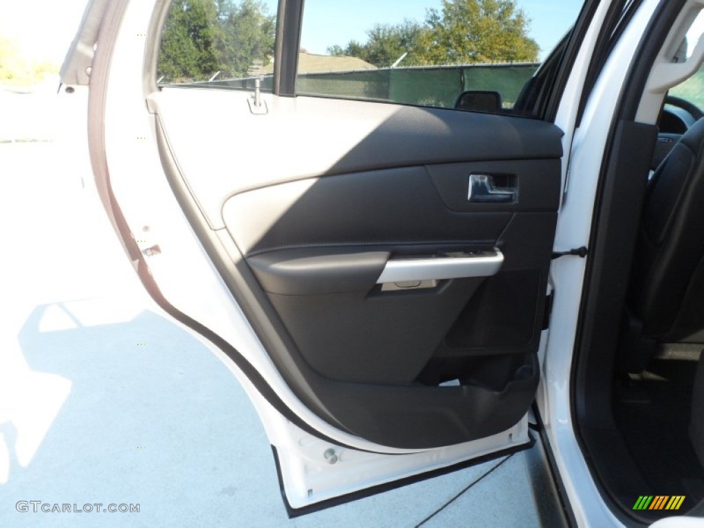 2012 Edge Limited EcoBoost - White Platinum Metallic Tri-Coat / Charcoal Black photo #23