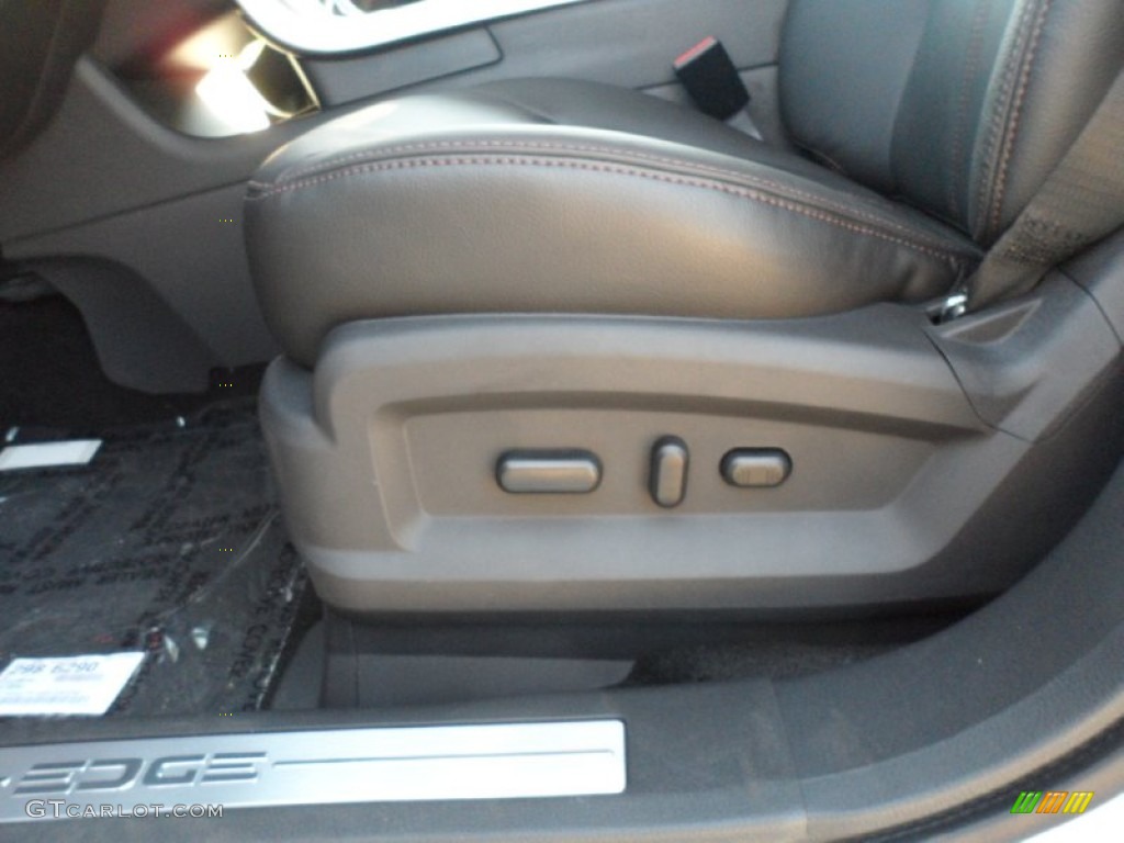 2012 Edge Limited EcoBoost - White Platinum Metallic Tri-Coat / Charcoal Black photo #28