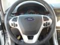Charcoal Black 2012 Ford Edge Limited EcoBoost Steering Wheel