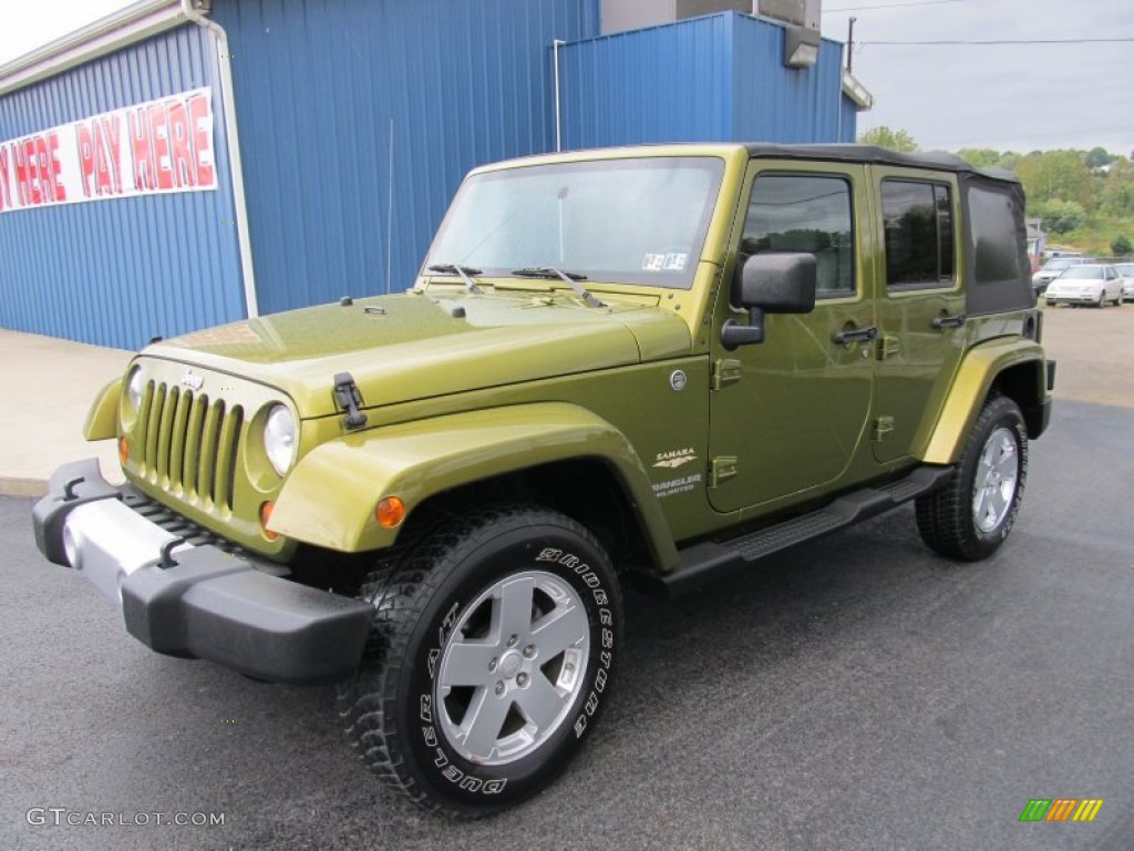 Rescue Green Metallic Jeep Wrangler Unlimited