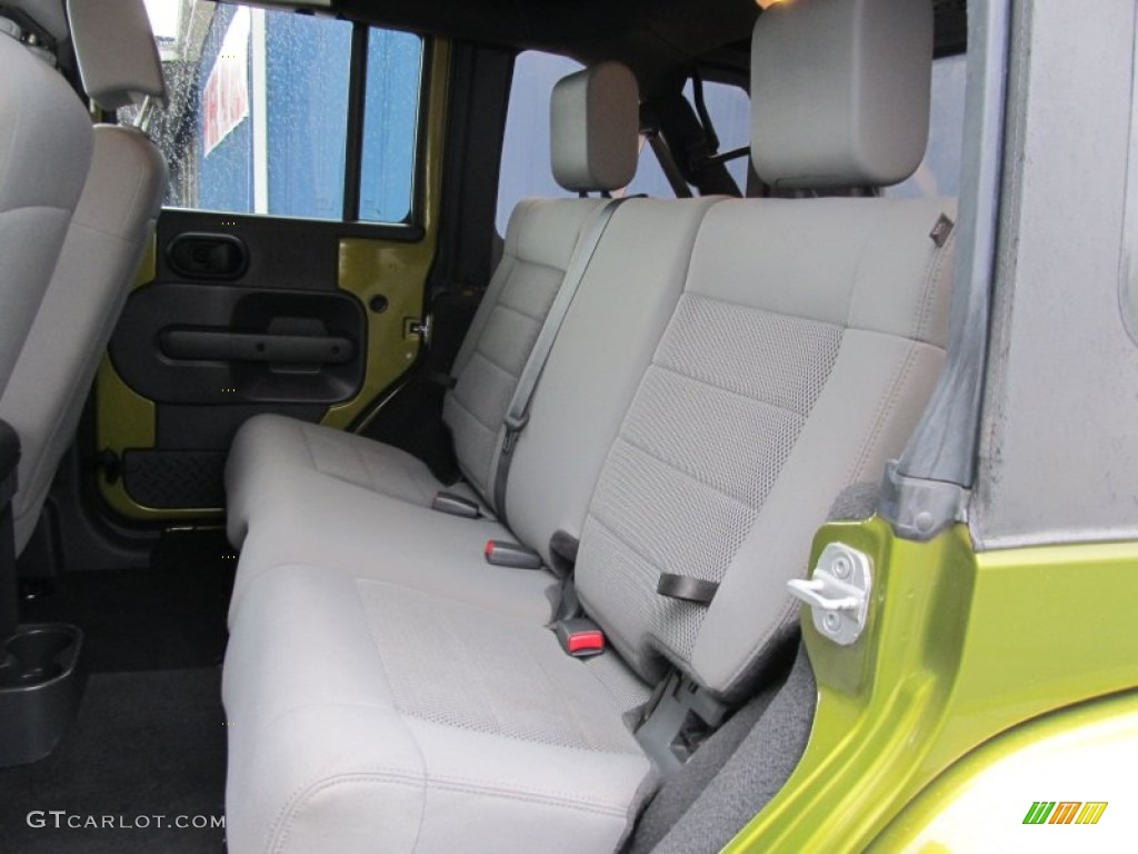 2008 Wrangler Unlimited Sahara 4x4 - Rescue Green Metallic / Dark Slate Gray/Med Slate Gray photo #9