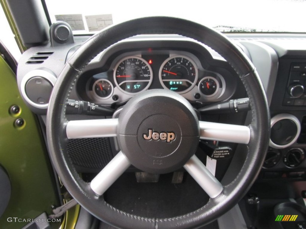 2008 Wrangler Unlimited Sahara 4x4 - Rescue Green Metallic / Dark Slate Gray/Med Slate Gray photo #10