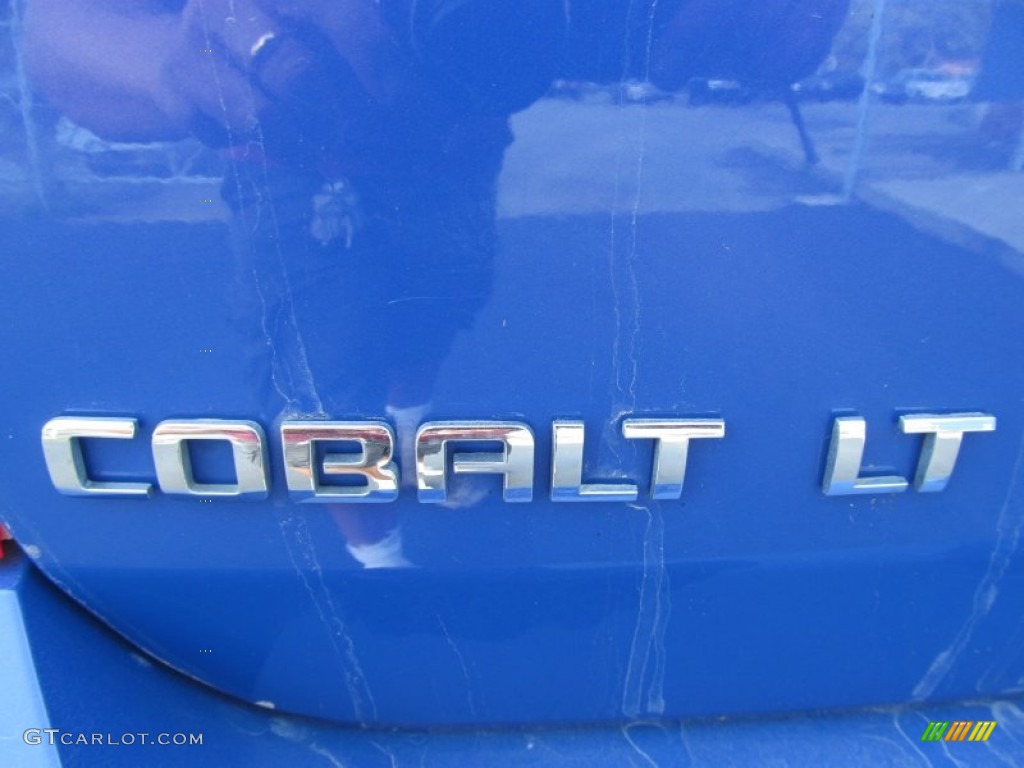 2008 Cobalt LT Sedan - Blue Flash Metallic / Gray photo #4