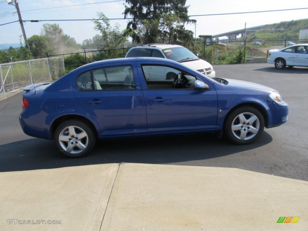 2008 Cobalt LT Sedan - Blue Flash Metallic / Gray photo #5