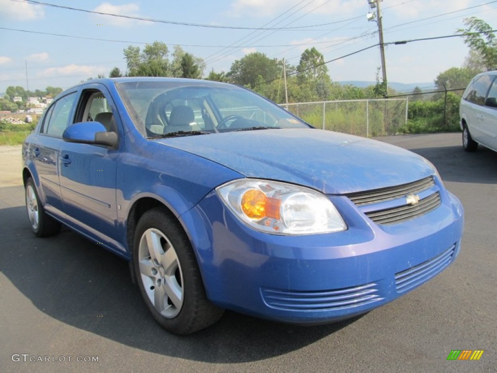 2008 Cobalt LT Sedan - Blue Flash Metallic / Gray photo #6
