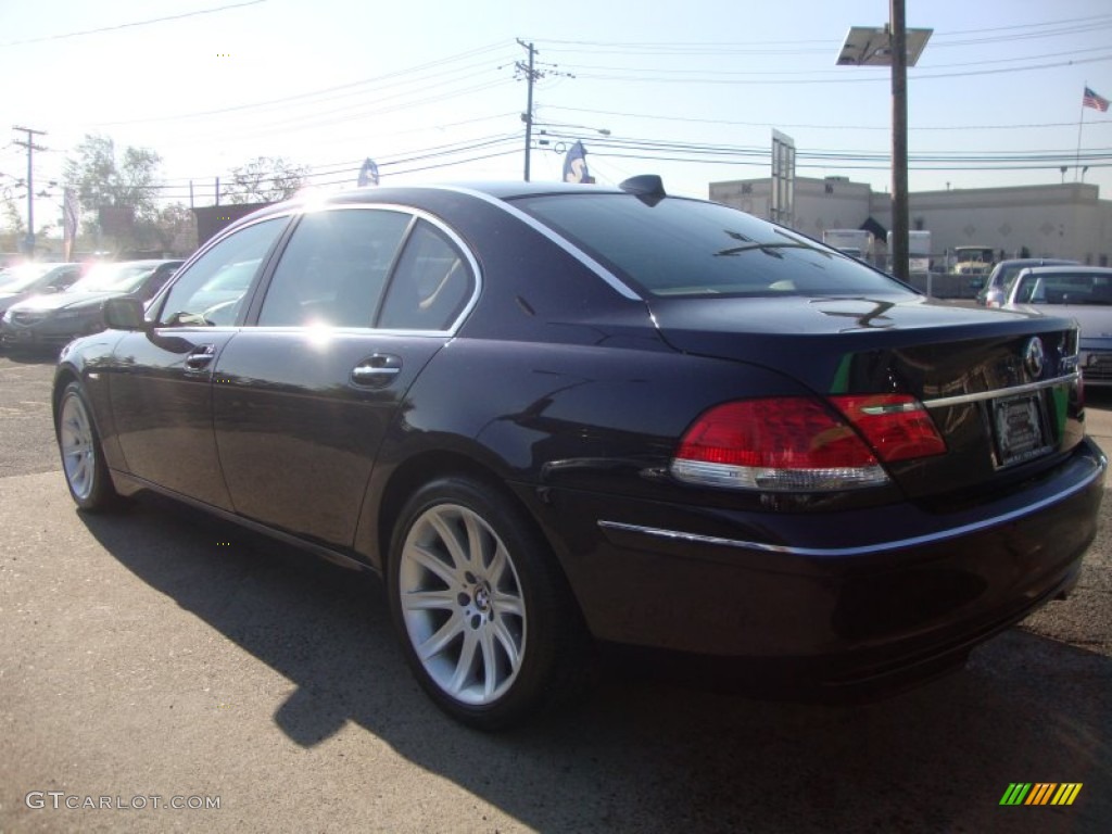 2006 7 Series 750Li Sedan - Monaco Blue Metallic / Dark Beige/Beige III photo #3