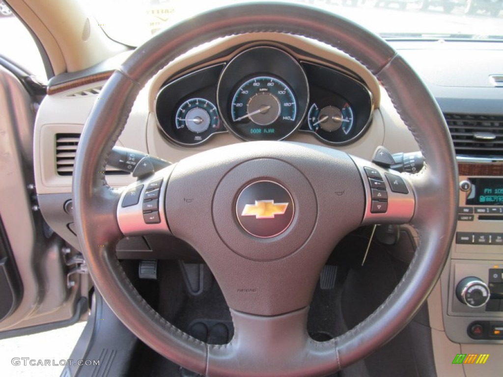 2008 Malibu LTZ Sedan - Amber Bronze Metallic / Cocoa/Cashmere Beige photo #10