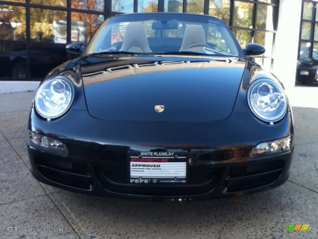 2005 911 Carrera S Cabriolet - Black / Sand Beige photo #2