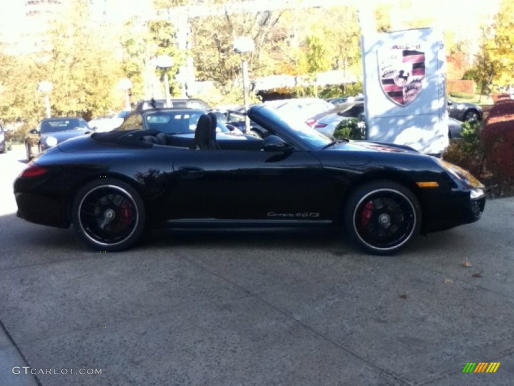 2012 911 Carrera 4 GTS Cabriolet - Black / Black photo #5