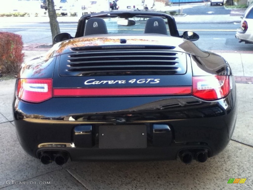 2012 911 Carrera 4 GTS Cabriolet - Black / Black photo #8