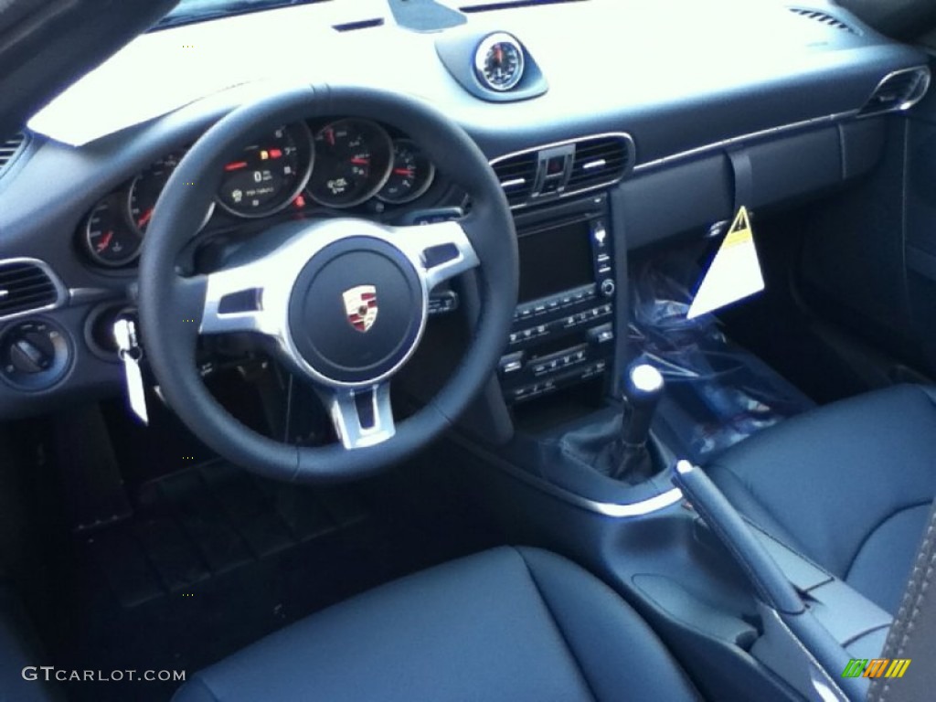 2012 911 Carrera 4 GTS Cabriolet - Black / Black photo #14