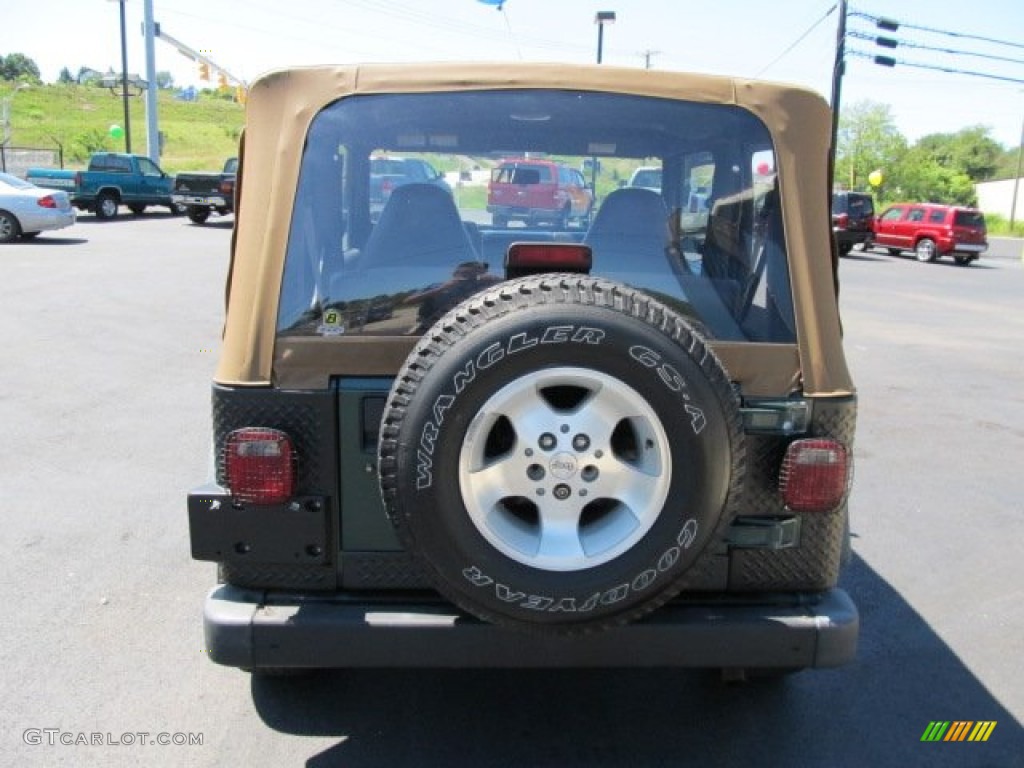 2000 Wrangler SE 4x4 - Forest Green Pearl / Agate photo #7