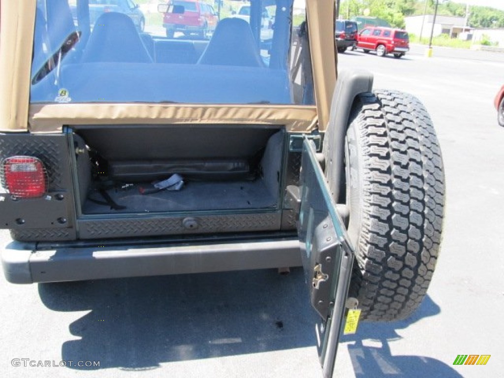 2000 Wrangler SE 4x4 - Forest Green Pearl / Agate photo #8