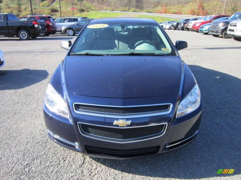 2008 Malibu LS Sedan - Imperial Blue Metallic / Titanium Gray photo #2