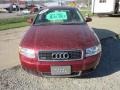 2004 Crimson Red Pearl Effect Audi A4 1.8T quattro Sedan  photo #2