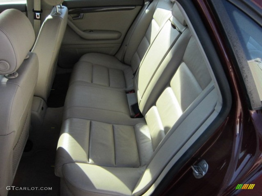 2004 A4 1.8T quattro Sedan - Crimson Red Pearl Effect / Beige photo #16