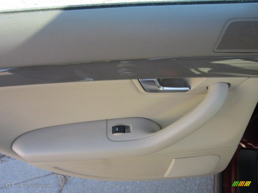 2004 A4 1.8T quattro Sedan - Crimson Red Pearl Effect / Beige photo #18