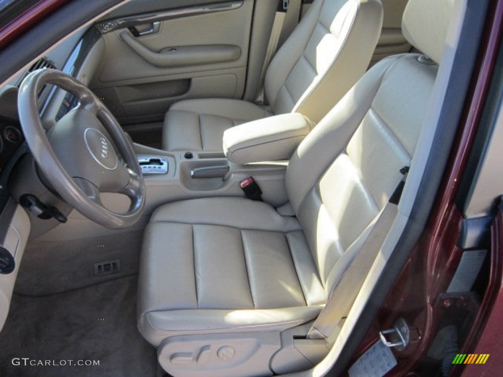 2004 A4 1.8T quattro Sedan - Crimson Red Pearl Effect / Beige photo #19