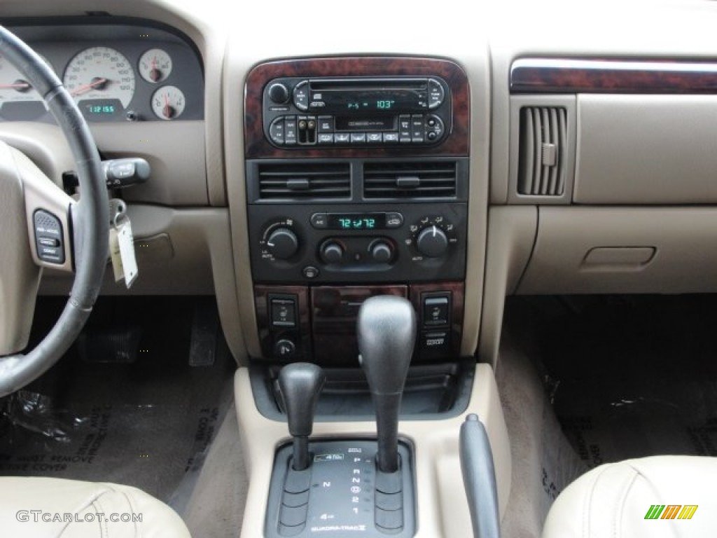 2001 Grand Cherokee Limited 4x4 - Shale Green Metallic / Taupe photo #19