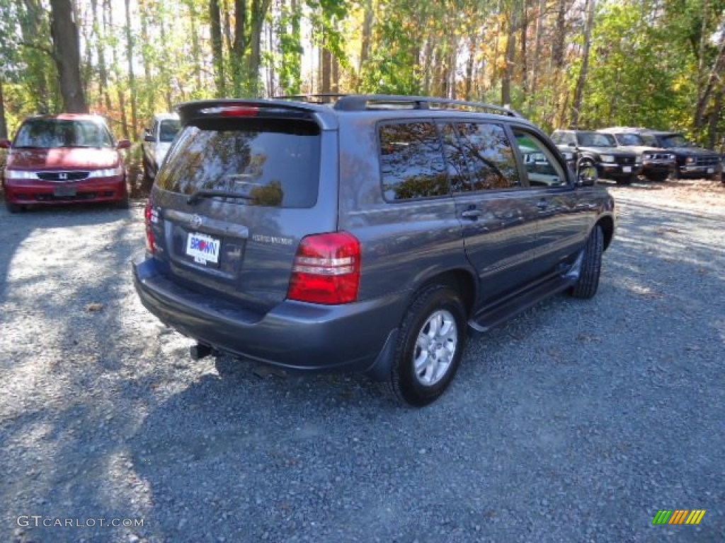 2002 Highlander V6 4WD - Electric Green Mica / Ivory photo #7