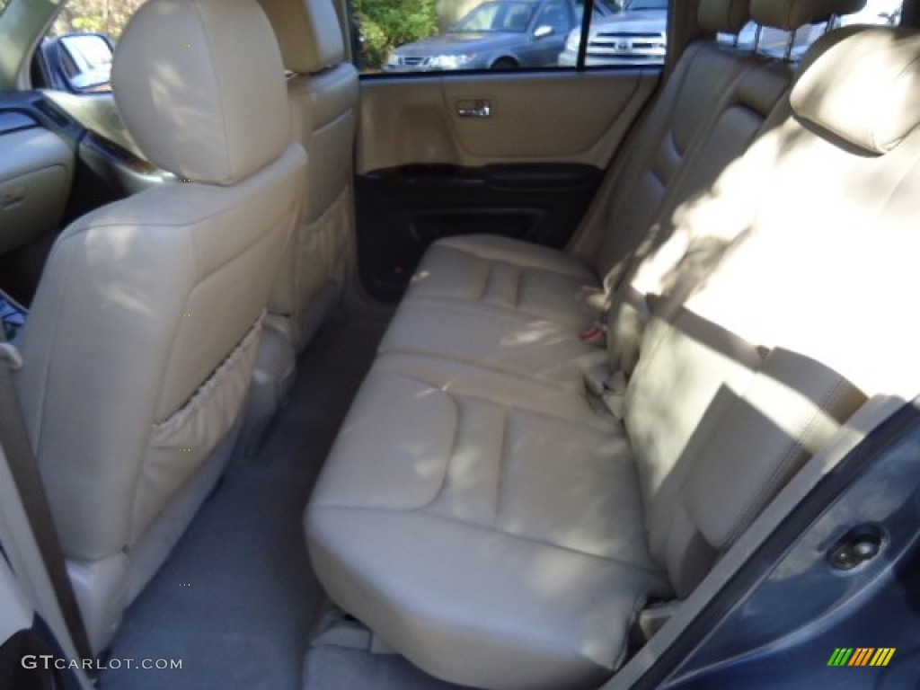 2002 Highlander V6 4WD - Electric Green Mica / Ivory photo #10