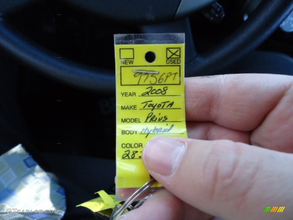 2008 Prius Hybrid - Magnetic Gray Metallic / Bisque photo #38
