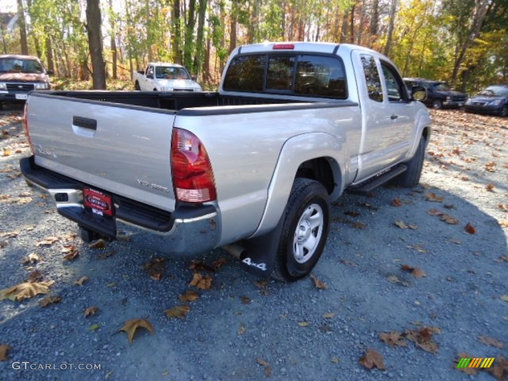 2008 Tacoma V6 SR5 Access Cab 4x4 - Silver Streak Mica / Graphite Gray photo #7